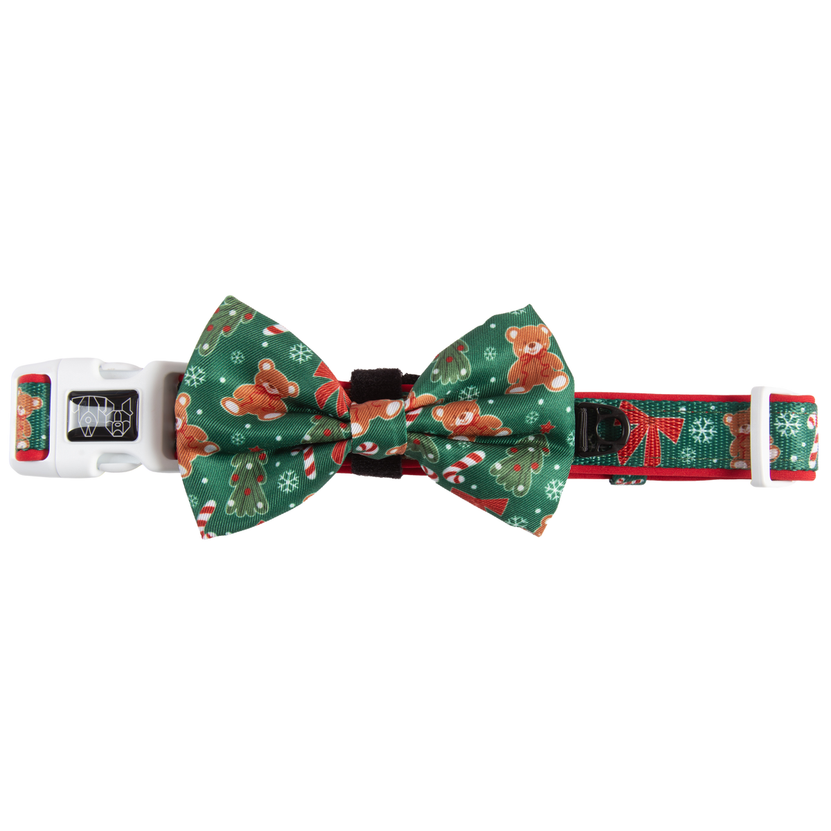 DOG COLLAR (+ BOW TIE option): A Beary Merry Christmas