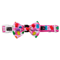 DOG COLLAR (+ BOW TIE option): Beary Sweet (NEW!)