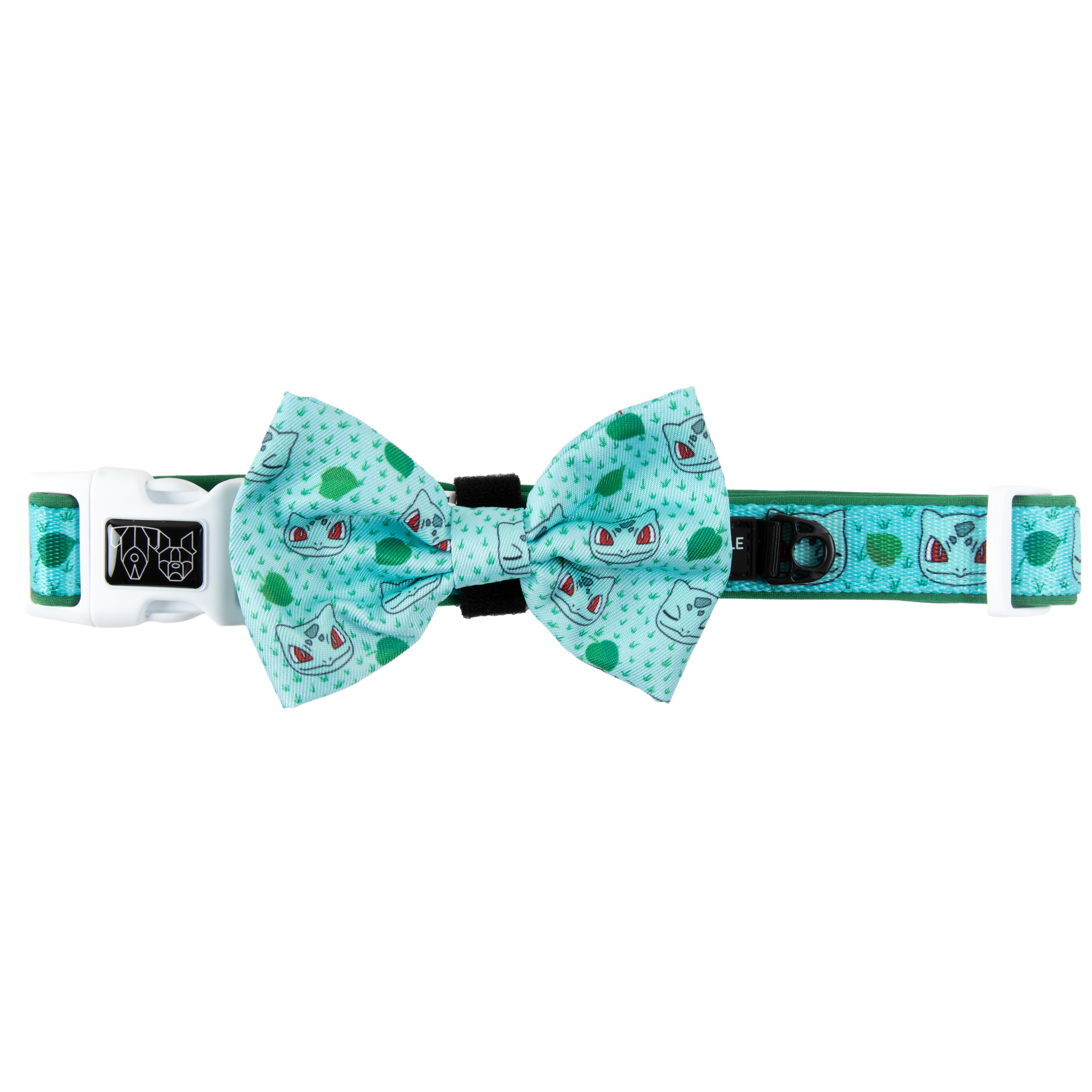 DOG COLLAR (+ BOW TIE option): Pokémon Collection - Bulbasaur