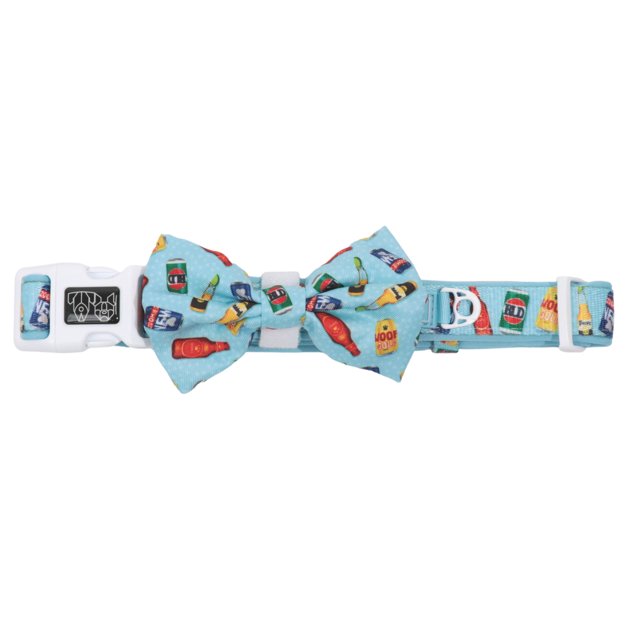 DOG COLLAR (+ BOW TIE option): Drinking Buddy