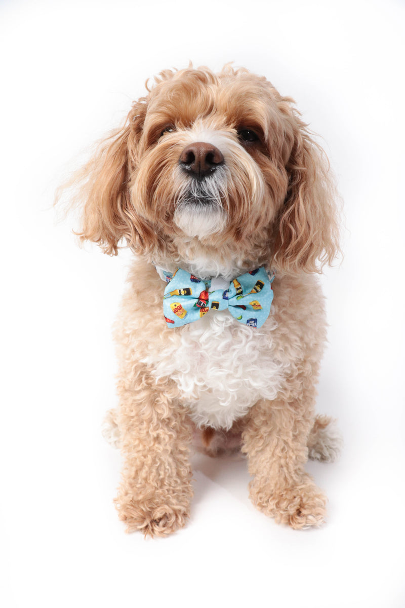 DOG COLLAR (+ BOW TIE option): Drinking Buddy (NEW!)