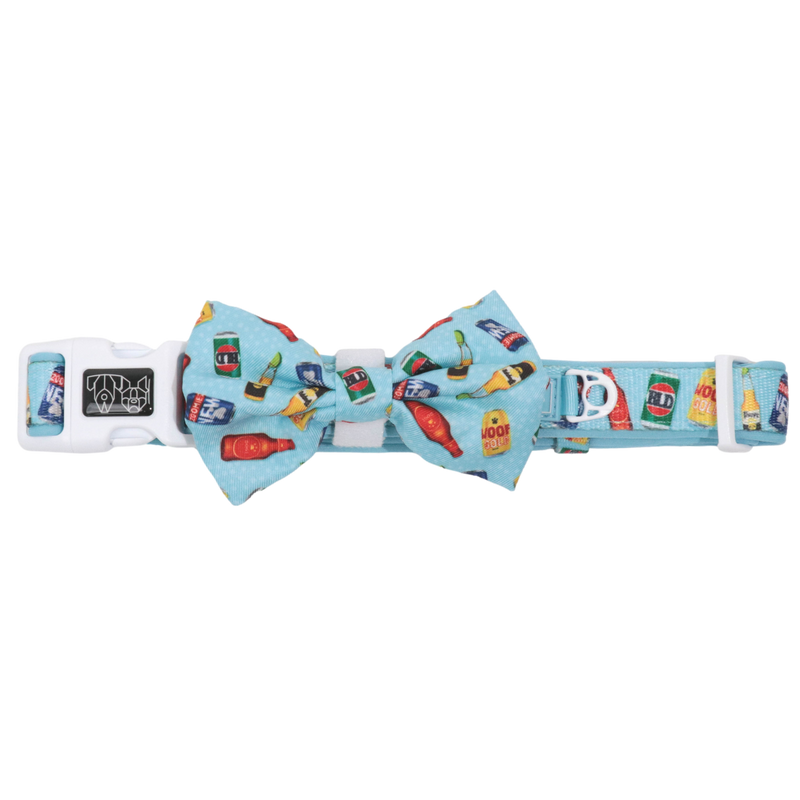 DOG COLLAR (+ BOW TIE option): Drinking Buddy