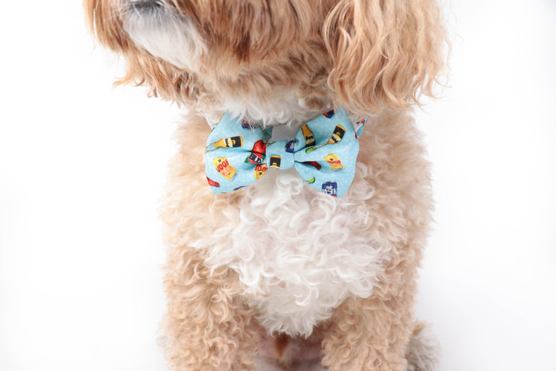 DOG COLLAR (+ BOW TIE option): Drinking Buddy (NEW!)