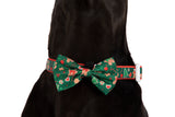 DOG COLLAR (+ BOW TIE option): Gingerbread Cutie