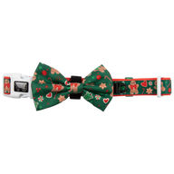 DOG COLLAR (+ BOW TIE option): Gingerbread Cutie