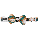 DOG COLLAR (+ BOW TIE option): Grandpa Plaid