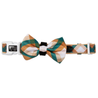 DOG COLLAR (+ BOW TIE option): Grandpa Plaid