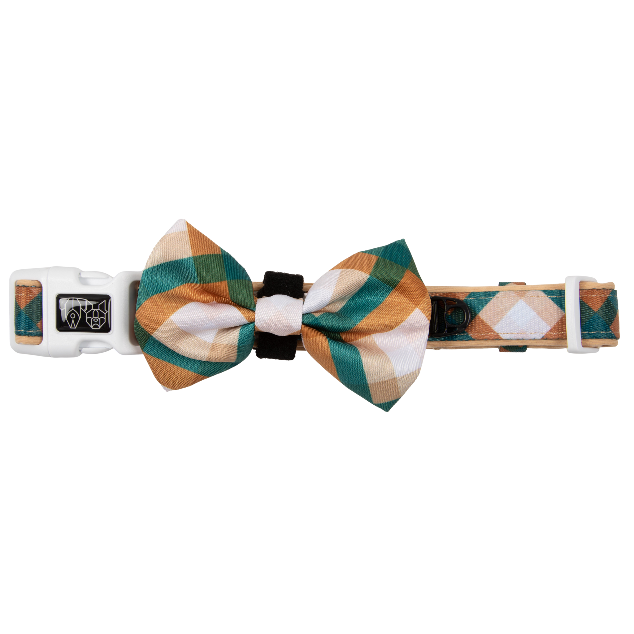 DOG COLLAR (+ BOW TIE option): Grandpa Plaid