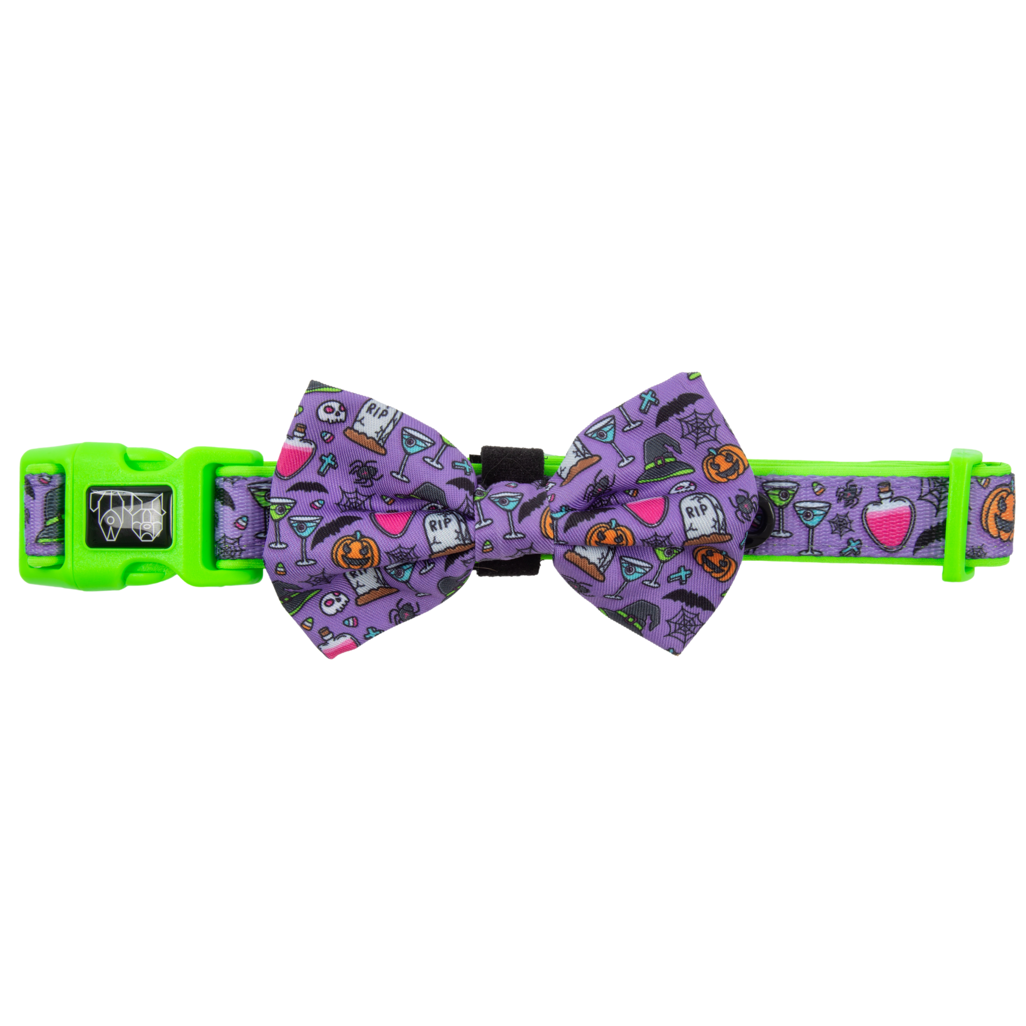 DOG COLLAR & BOW TIE: Haunted Hound {FINAL SALE}