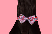 DOG COLLAR & BOW TIE: I Woof You {FINAL SALE}