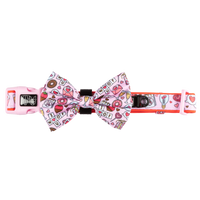 DOG COLLAR & BOW TIE: I Woof You {FINAL SALE}