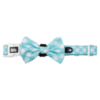 DOG COLLAR (+ BOW TIE option): Peppermint Gingham