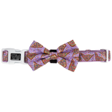 DOG COLLAR (+ BOW TIE option): Purple Fairy Bread