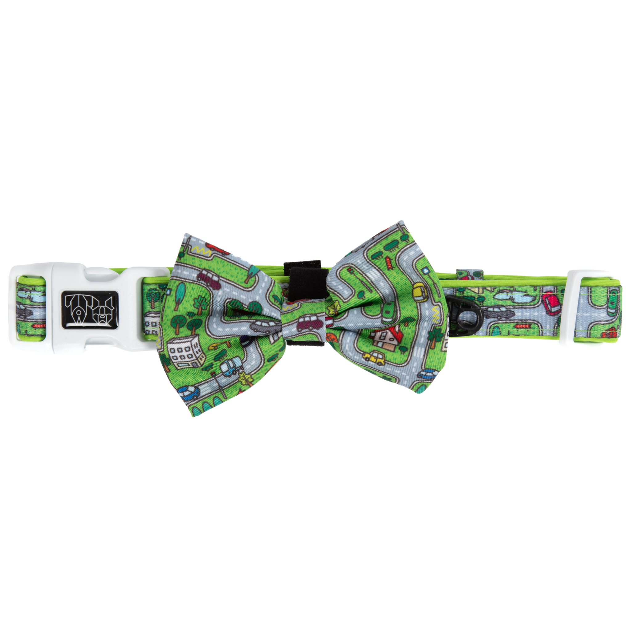 DOG COLLAR (+ BOW TIE option): Traffic Town