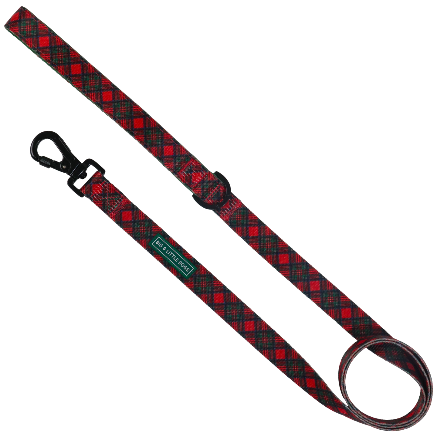 DOG LEASH: Festive Tartan {FINAL SALE}