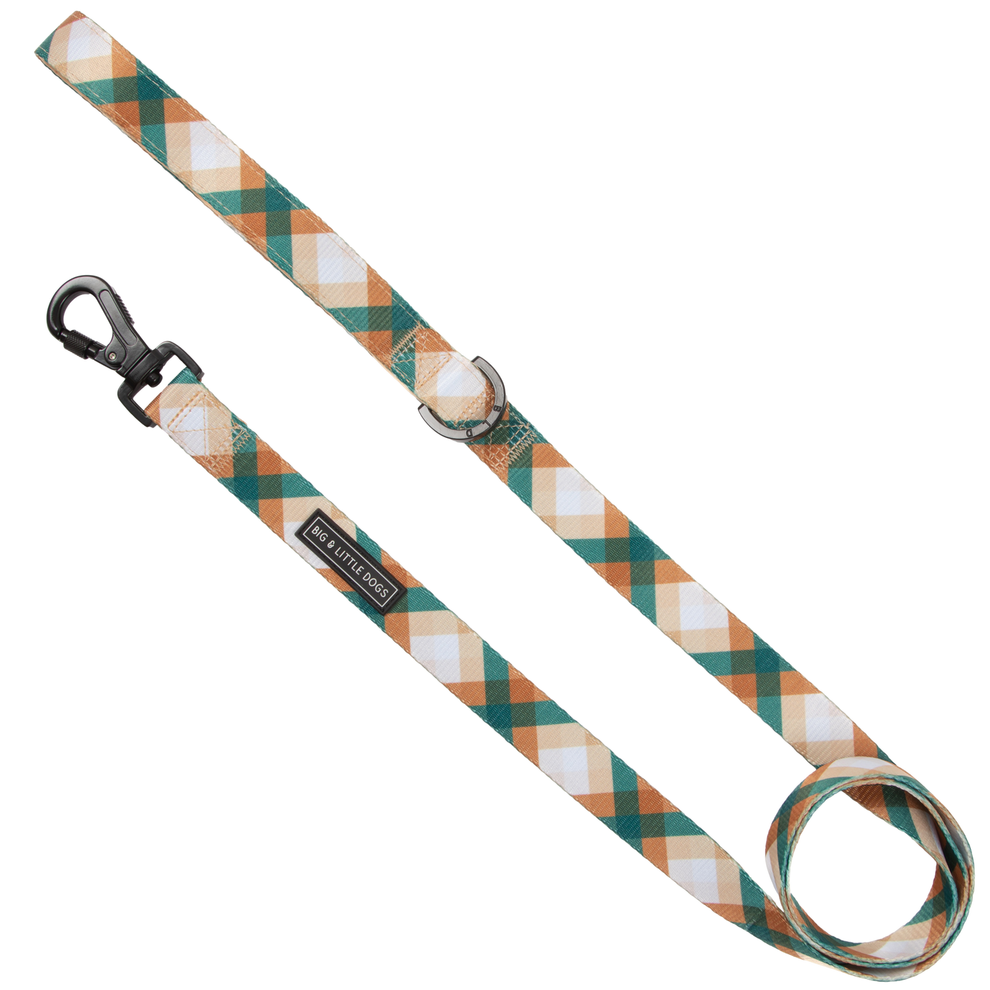 DOG LEASH: Grandpa Plaid