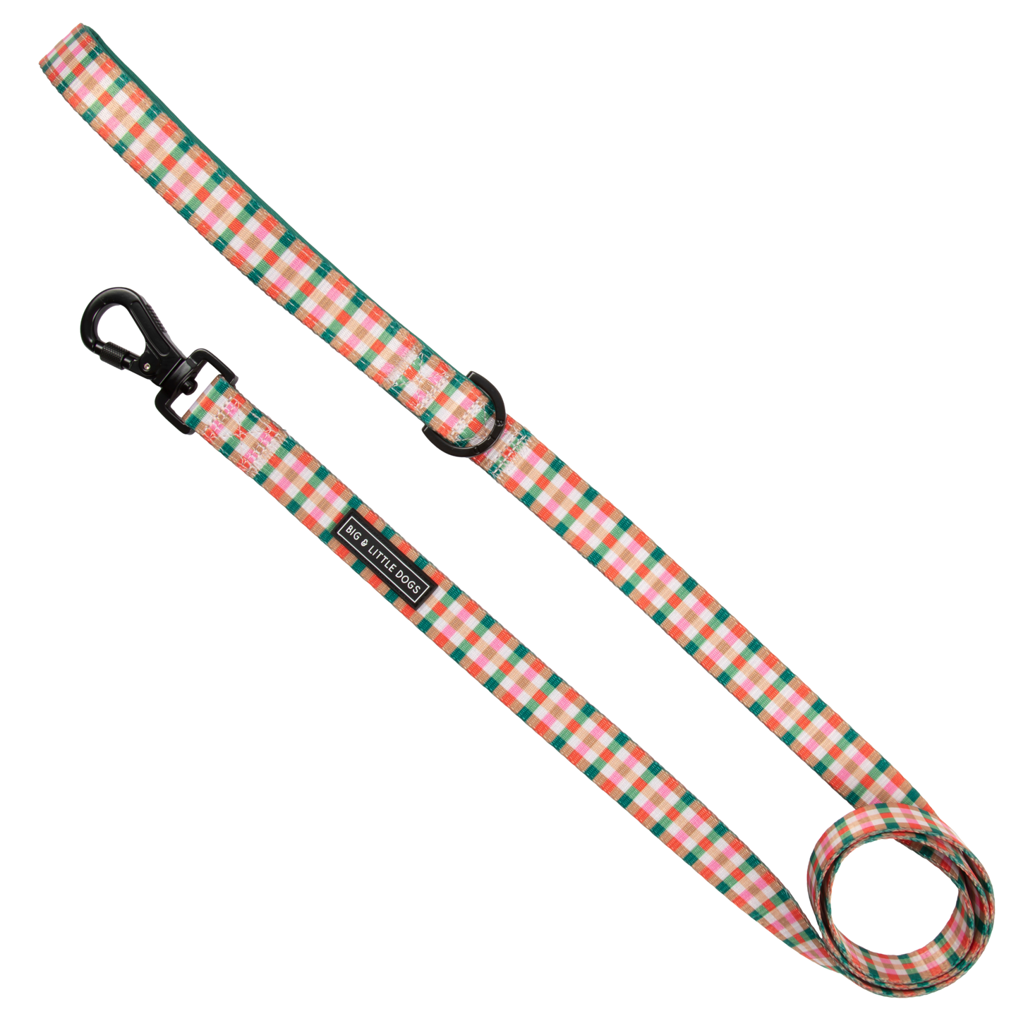 DOG LEASH: Candy Lane Plaid