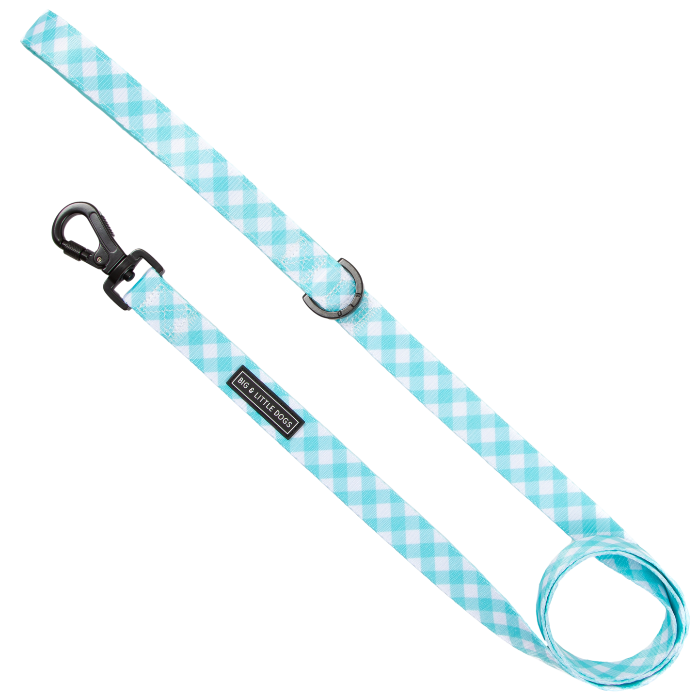 DOG LEASH: Peppermint Gingham