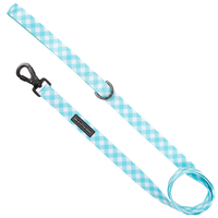 DOG LEASH: Peppermint Gingham