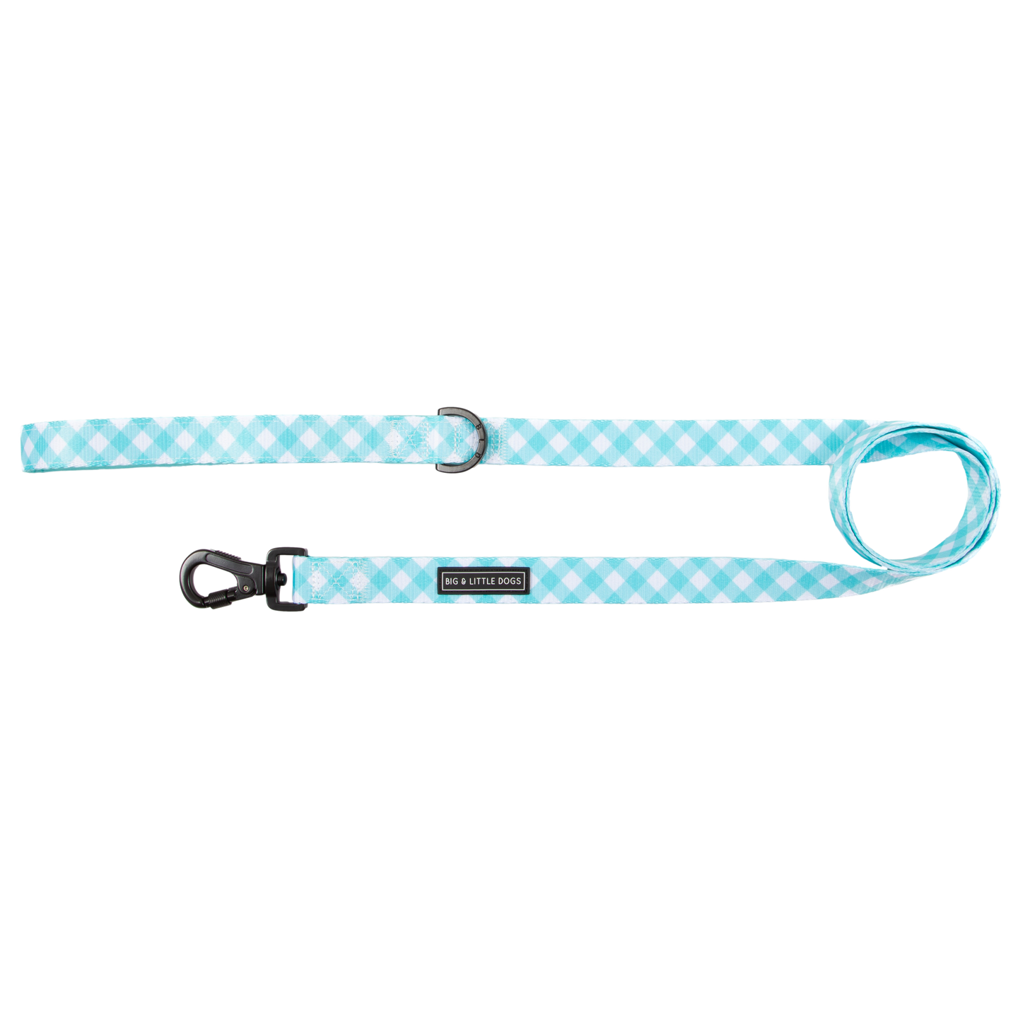 DOG LEASH: Peppermint Gingham