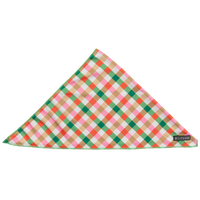 CHRISTMAS EXTRAVAGANZA BOX: "Candy Lane Plaid" Step-In Harness & Collar