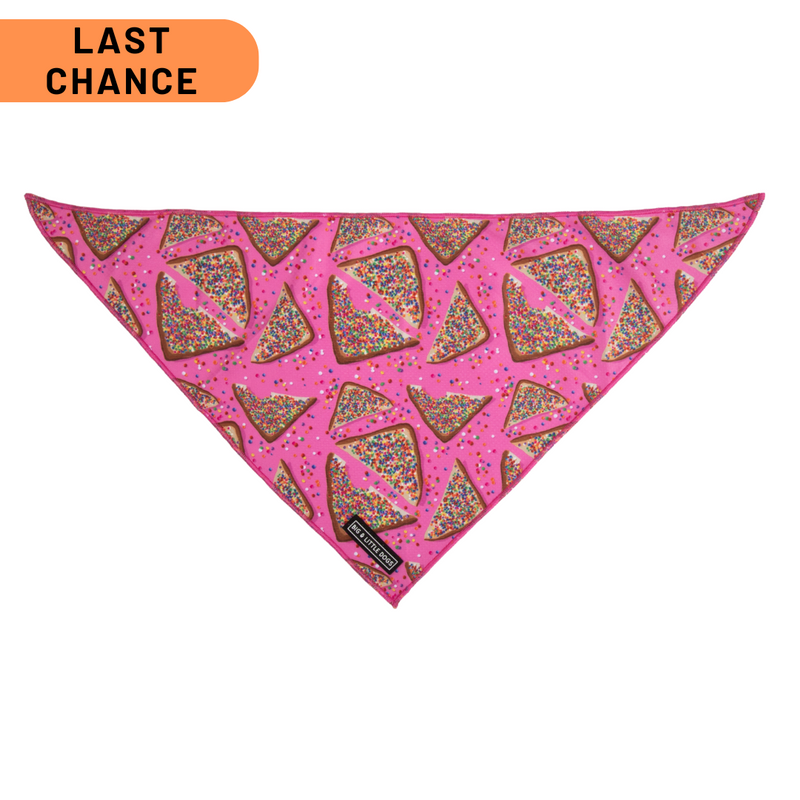 DOG BANDANA: Pink Fairy Bread