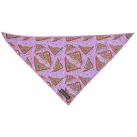 DOG BANDANA: Purple Fairy Bread