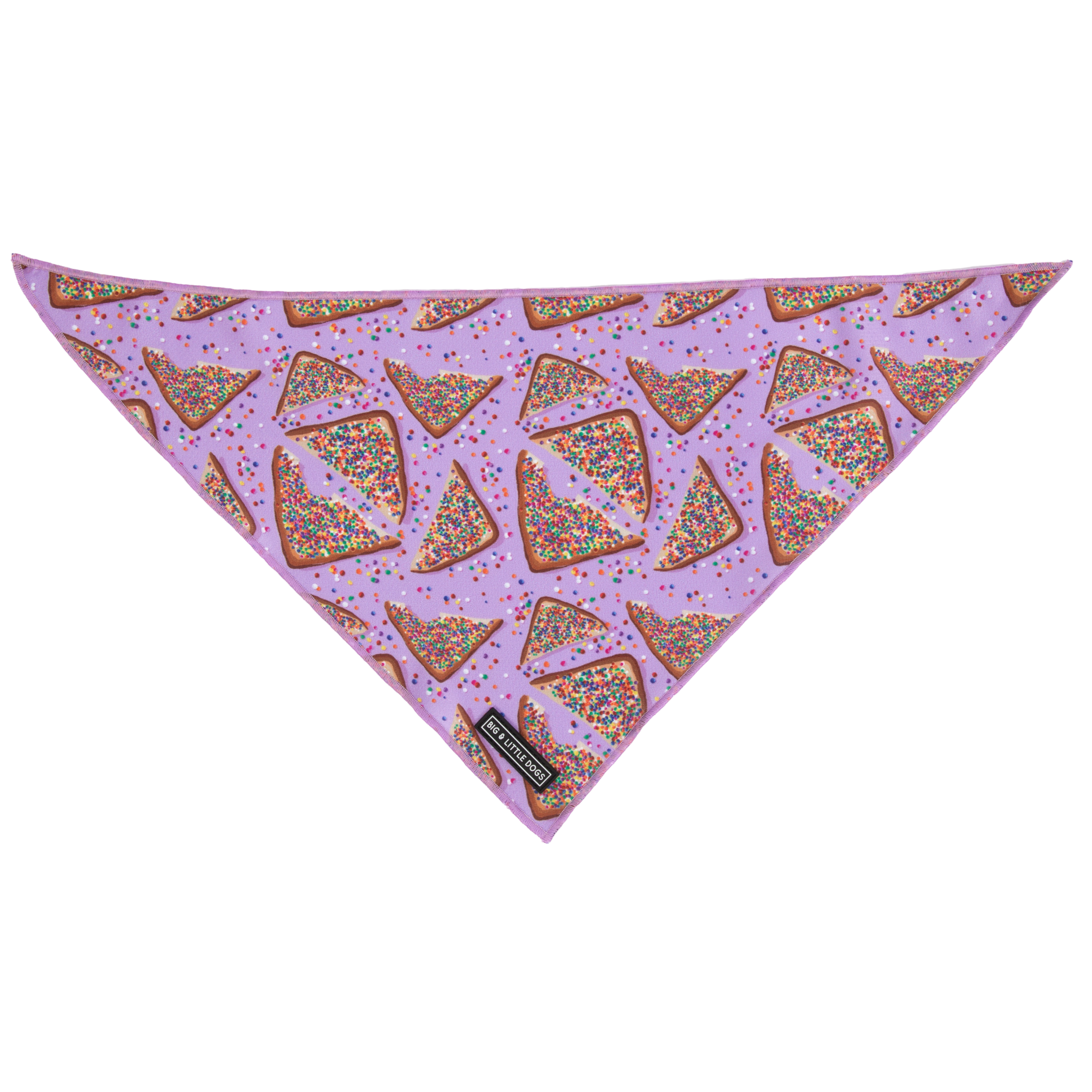 DOG BANDANA: Purple Fairy Bread