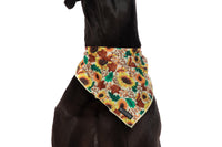 DOG BANDANA: Winter Blooms