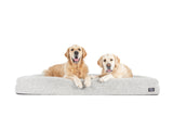 Dog Pet Bed Luxurious Boucle Cover Salt and Pepper