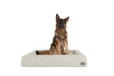 Dog Pet Bed Luxurious Boucle Cover Salt and Pepper