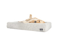 Dog Pet Bed Luxurious Boucle Cover Salt and Pepper