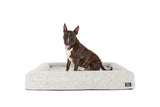 Dog Pet Bed Luxurious Boucle Cover Salt and Pepper