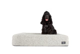 Dog Pet Bed Luxurious Boucle Cover Salt and Pepper