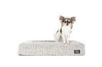 Dog Pet Bed Luxurious Boucle Cover Salt and Pepper