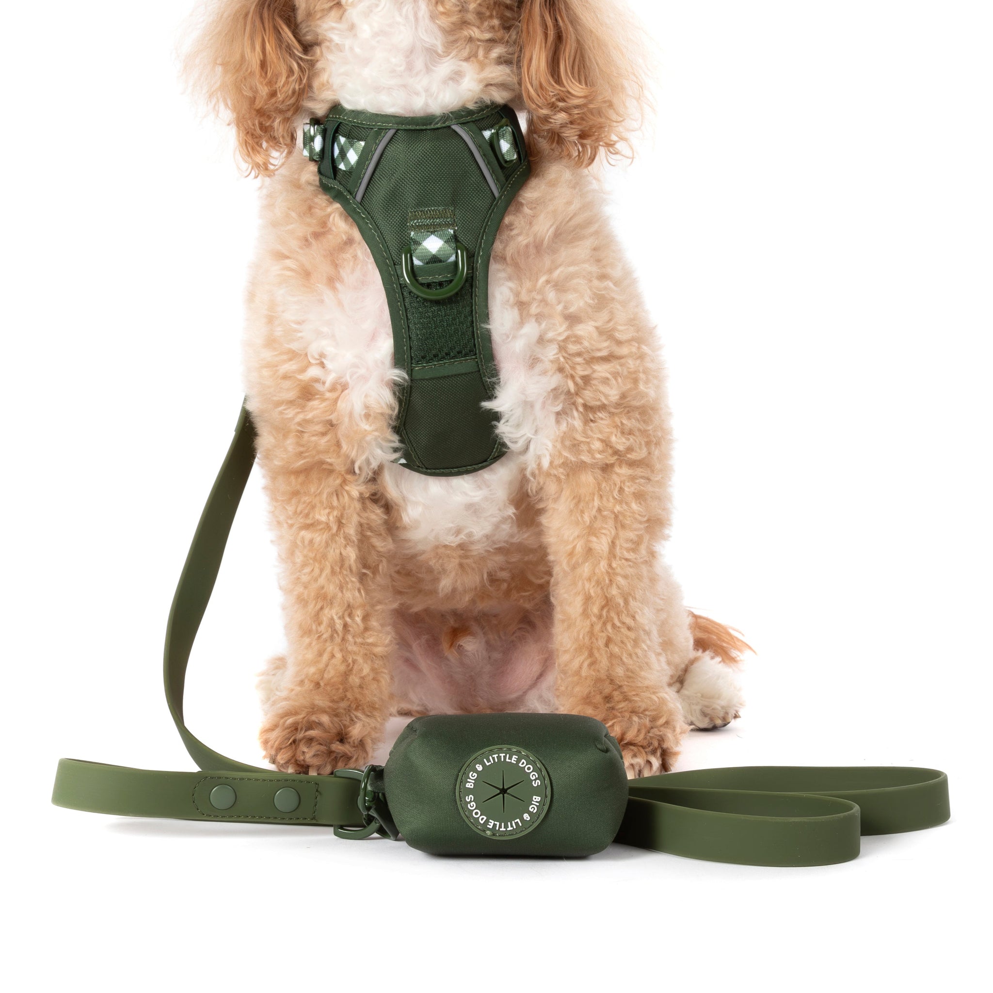 DOG POOP BAG HOLDER: Olive
