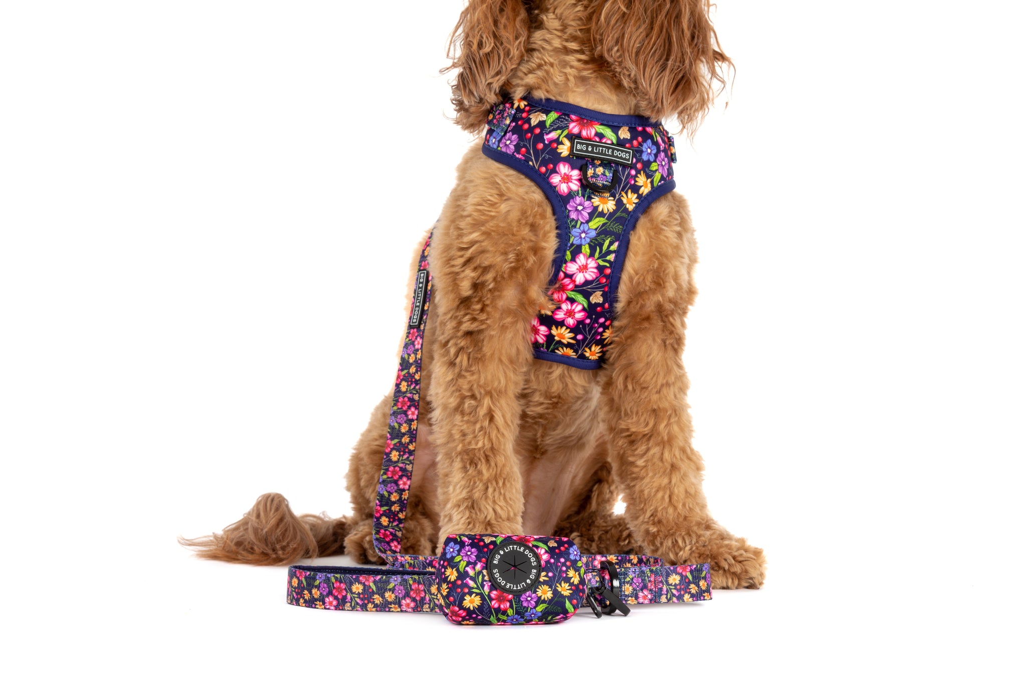 DOG POOP BAG HOLDER: Petal Paradise