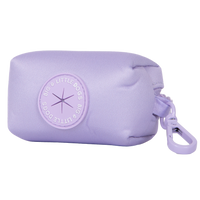 DOG POOP BAG HOLDER: Purple