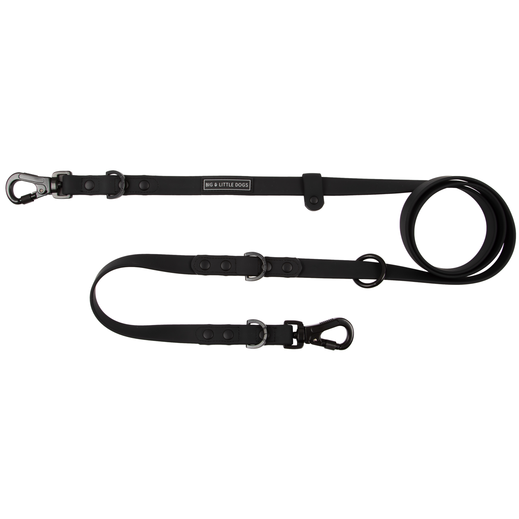 DOG WATERPROOF 6-IN-1 MULTI-FUNCTION LEASH: Black