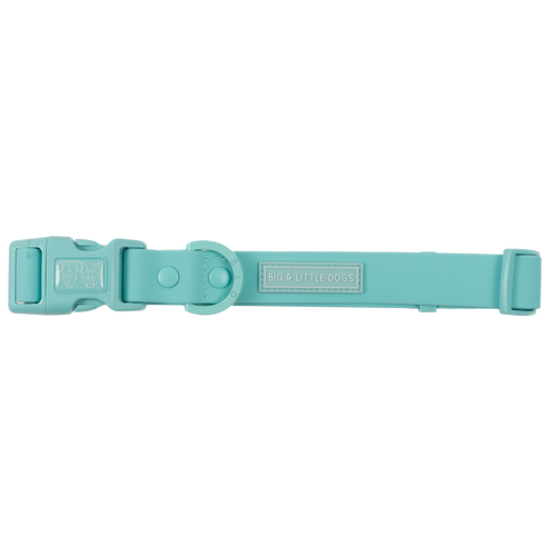 DOG WATERPROOF COLLAR: Aqua