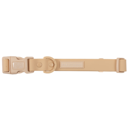 DOG WATERPROOF COLLAR: Beige