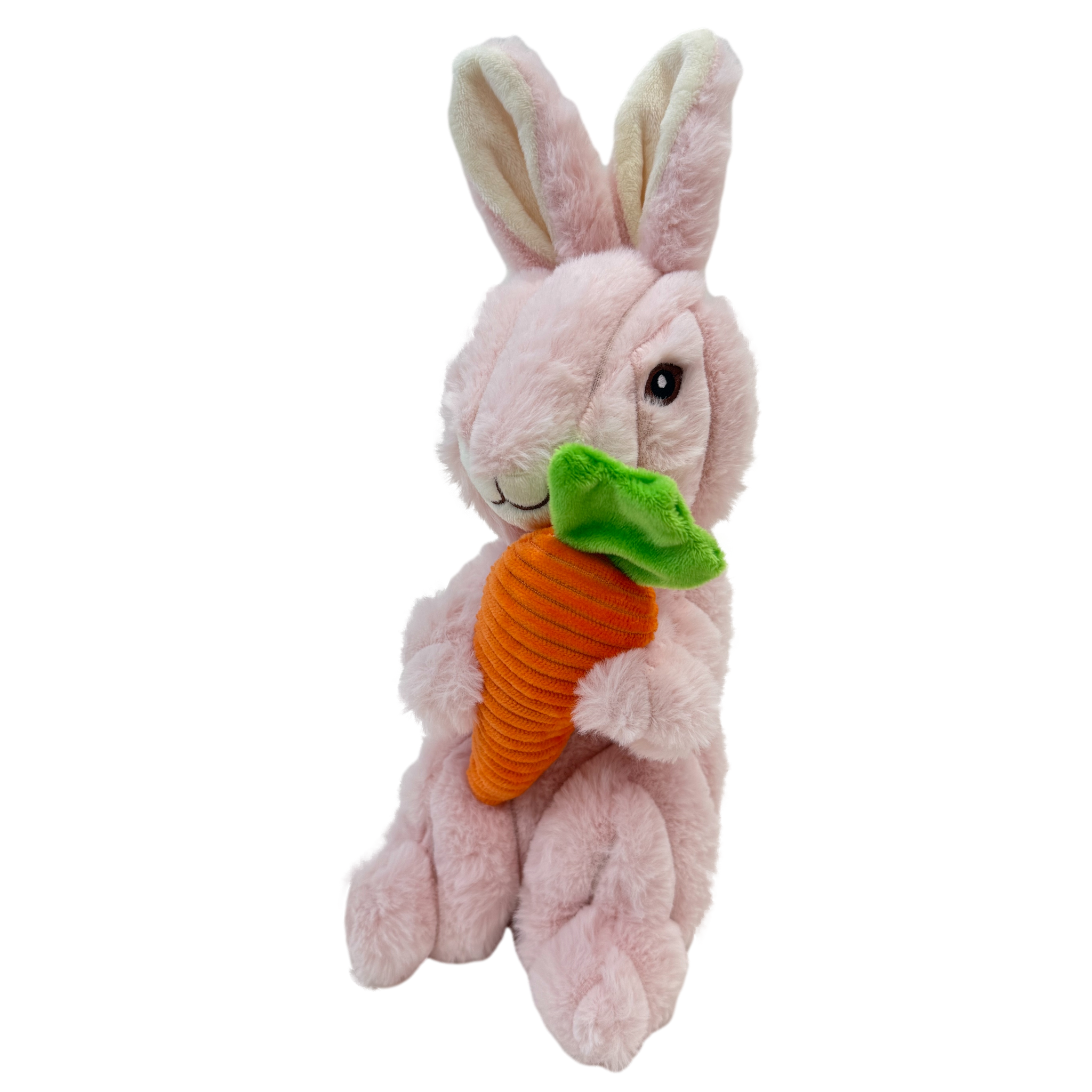 Pally Paws: Pink Easter Bunny Holding Carrot