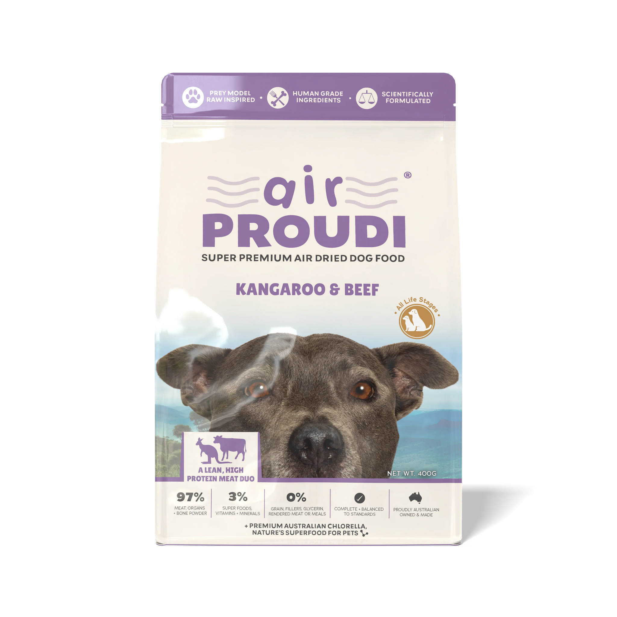 DOG FOOD | Proudi: airPROUDI - Kangaroo & Beef 400g