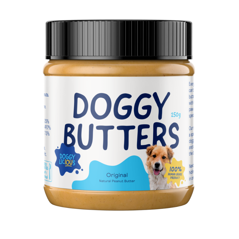 DOG TREATS | Doggylicious: Doggy Original Peanut Butter 250g (NEW)