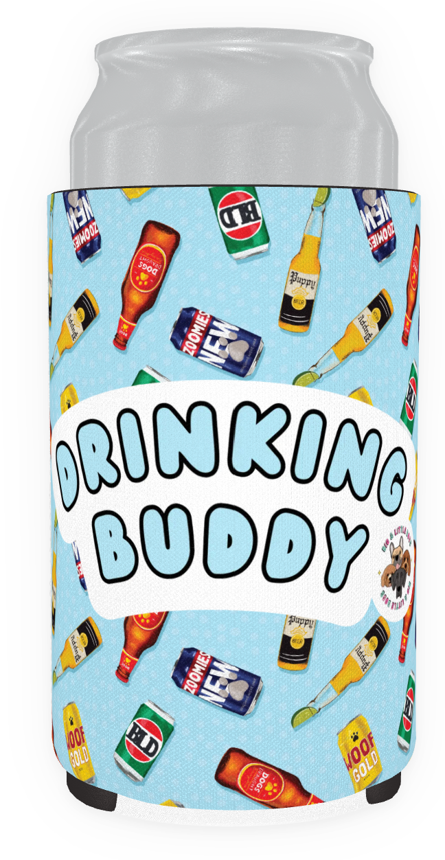 Gift With Purchase | Drinking Buddy Stubby Cooler (Free with "Drinking Buddy" Bundle Purchase) (EXCLUDES WHOLESALE)