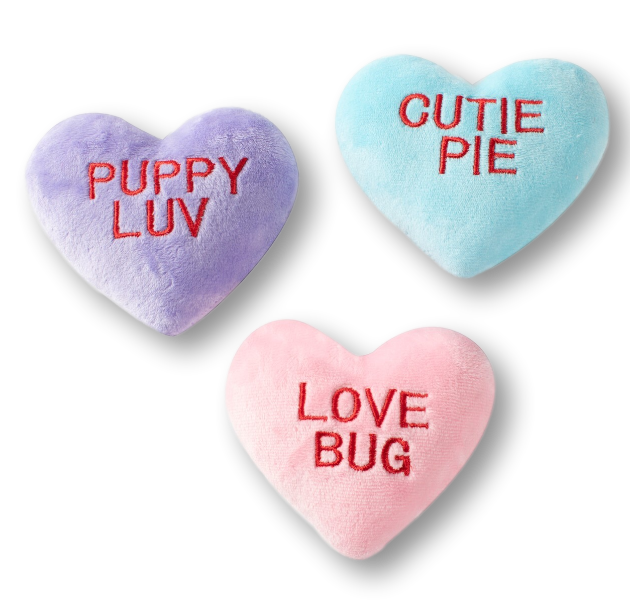 Fringe Studio: Small Dog Toy Conversation Hearts 3PCE