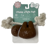 Fringe Studio: Tough Chew-ers - How's It's Hangin' Rubber Dog Toy (NEW)