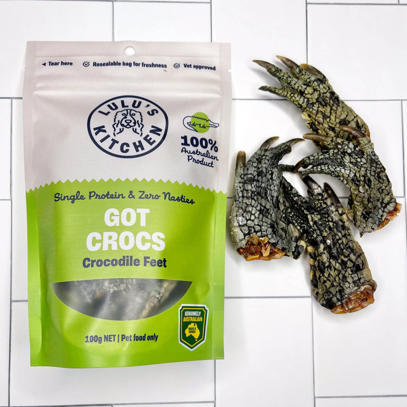 DOG TREATS | Rover Pet Products: Got Crocs - Crocodile Feet