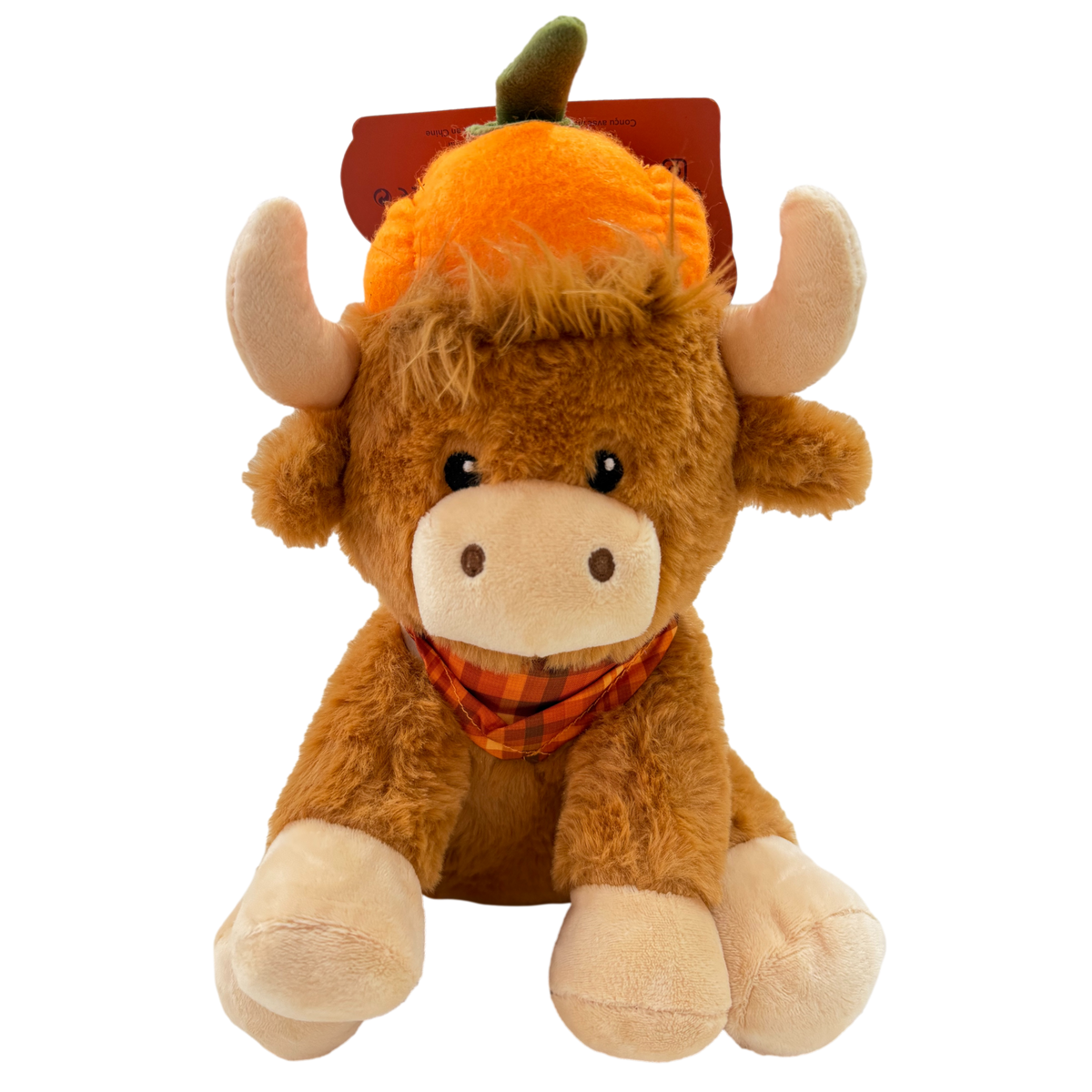 Giftable World: 10" Pumpkin Patch Highland Cow