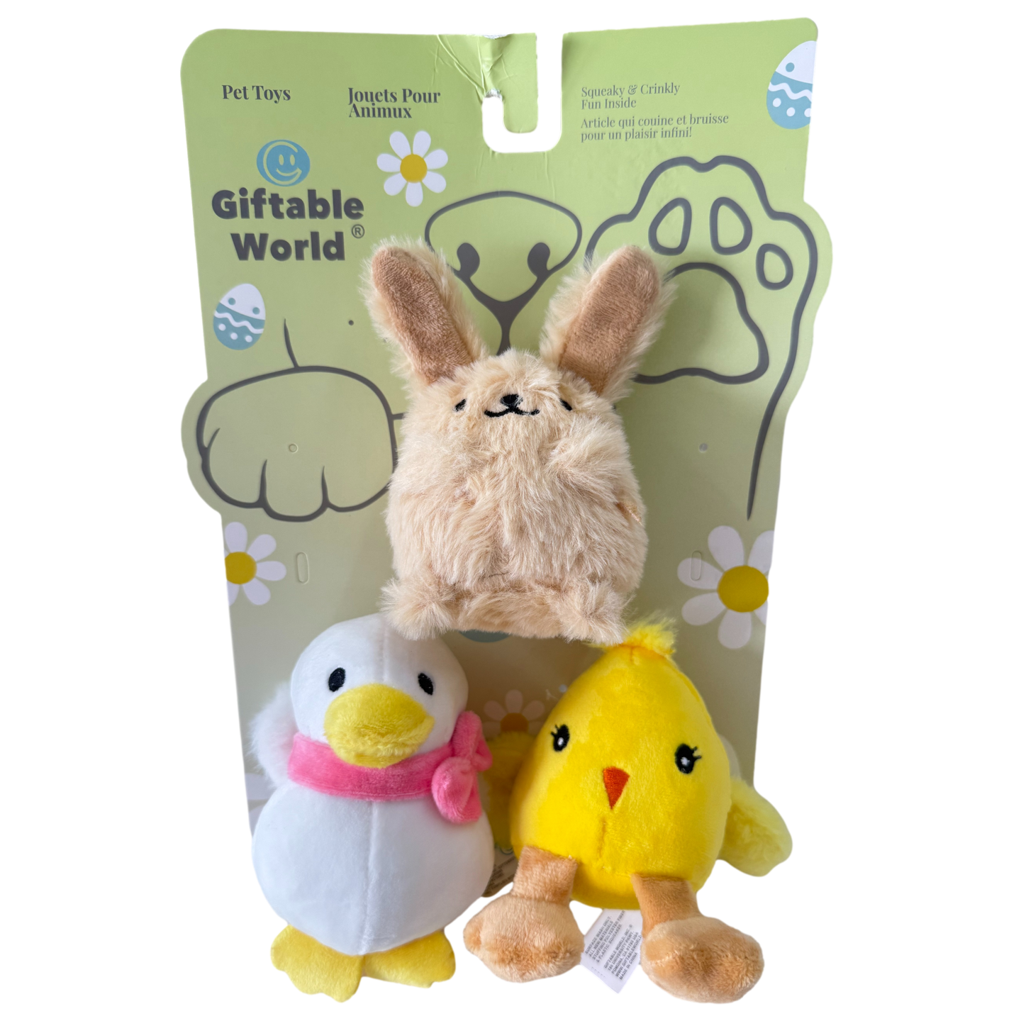 Giftable World: 4" Hoppy Easter 3-pack